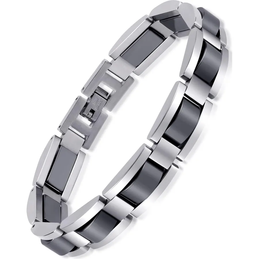 Feraco Mens Magnetic Bracelets,Titanium Stainless Steel Bracelet