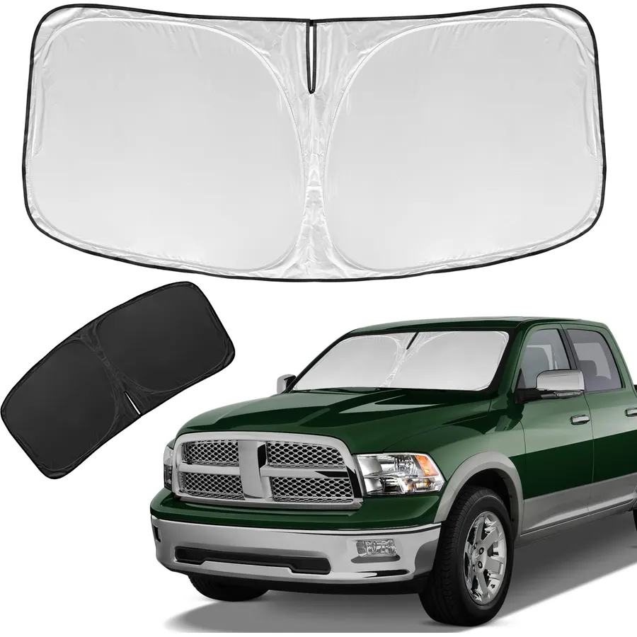KUST Black Dash Cover for Dodge RAM 1500 2500 3500 2019-2024 2025 2026 Non-Slip Interior for Dodge RAM Accessories Dashboard Cover Custom Fit Dash Mat Sunshade Windshield Glare