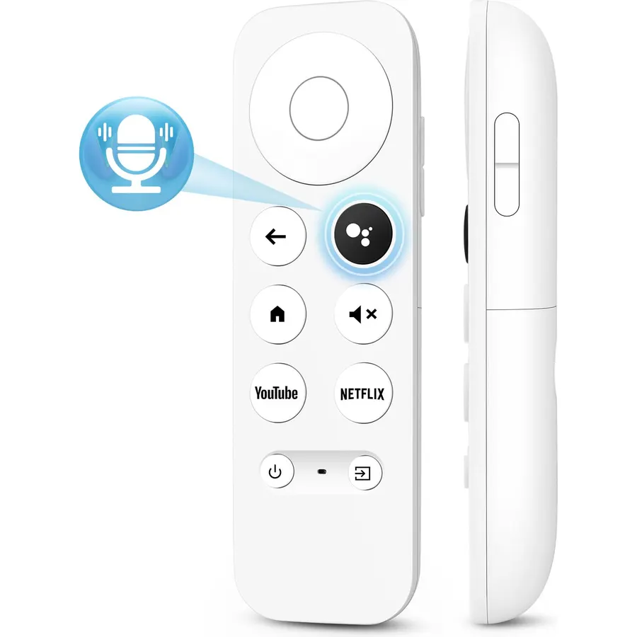 Voice Replacement for Google Chromecast Remote，for Google TV Remote Control & Google TV Streamer（Blue）