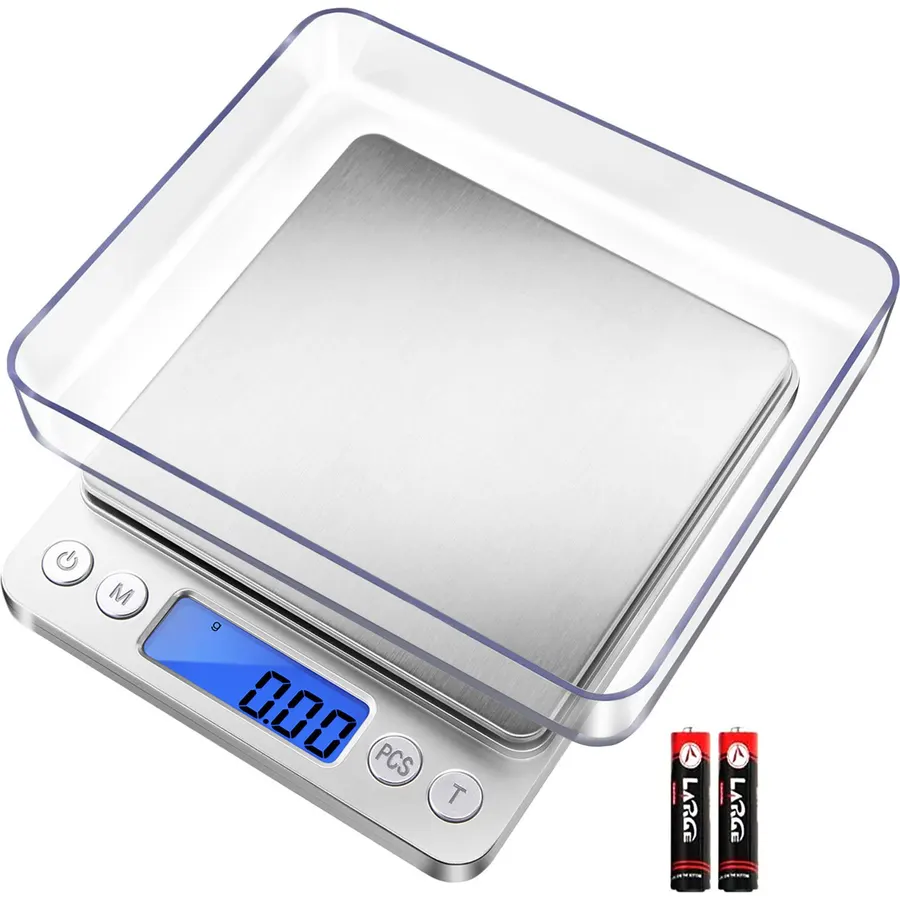Fuzion Digital Gram Scale .01 Gram Accuracy, 500g Small Jewelry Scale