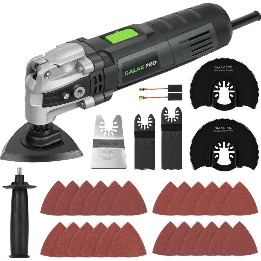 GALAX PRO Corded Oscillating Multi Tool 3.5A, 22000 OPM Power Tool Kit