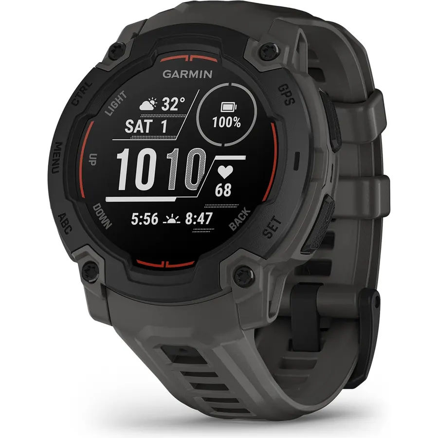 Garmin Instinct® E, Rugged GPS Smartwatch, 45mm, Charcoal