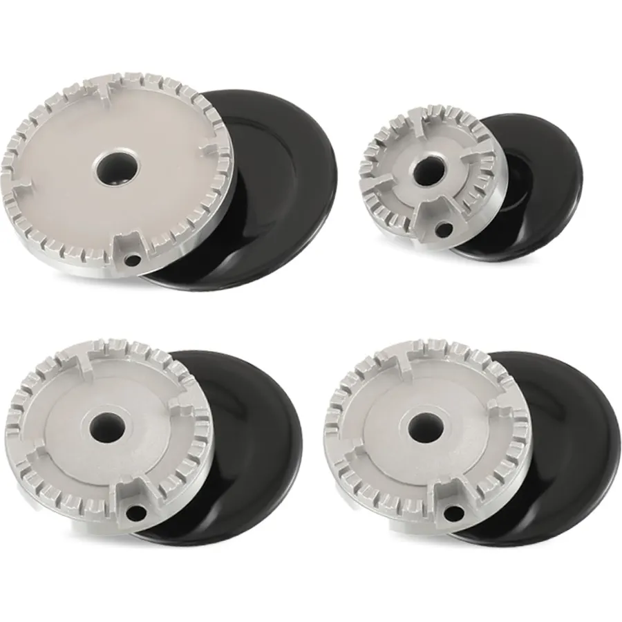 Gas Stove Burner Caps Set for Most Gas Stove Burners