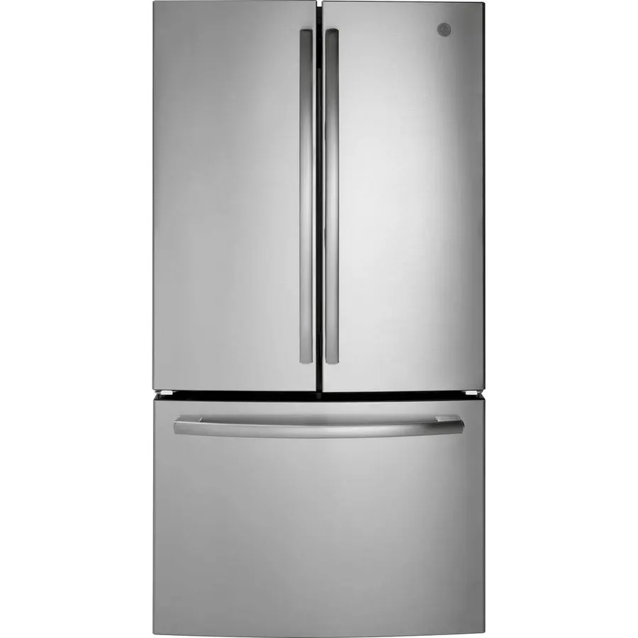 GE 24.7 Cu. Ft. French Door Refrigerator with Internal Water Dispenser – Black (Model GNE25JGKBB)