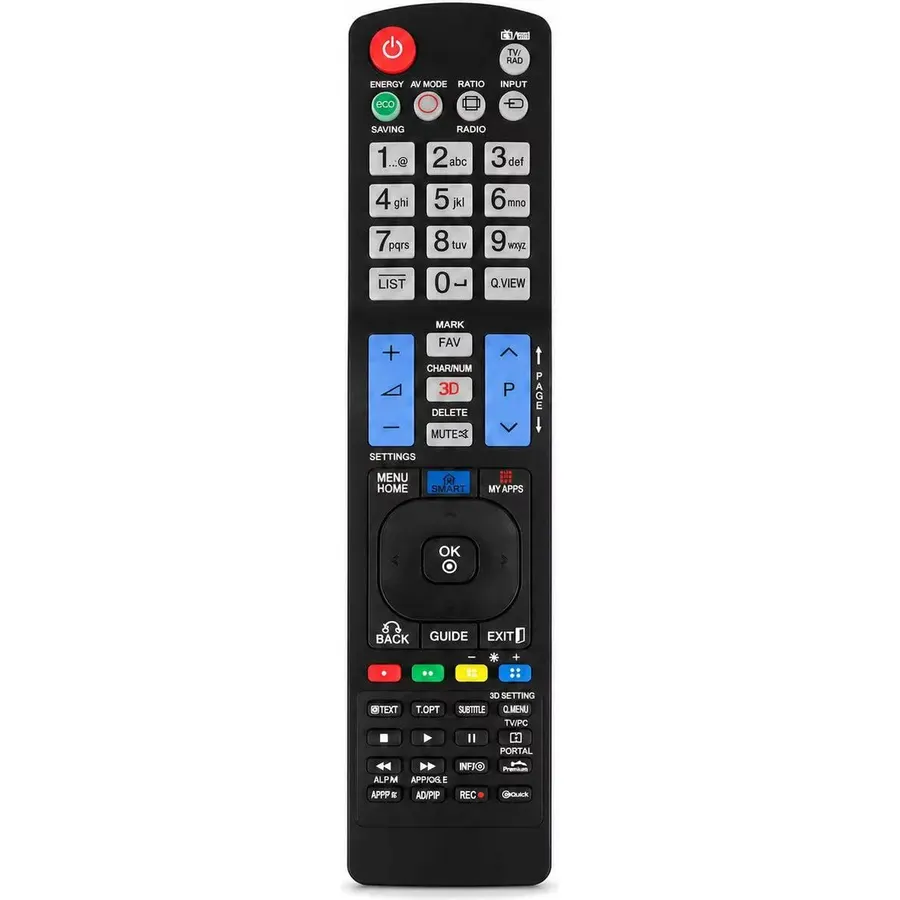 Generic Universal TV Remote Control Compatible with Most LG Smart LED LCD HD Televisions, No Setup Required, Replacement TV Remote Controller with Long Transmission Distance