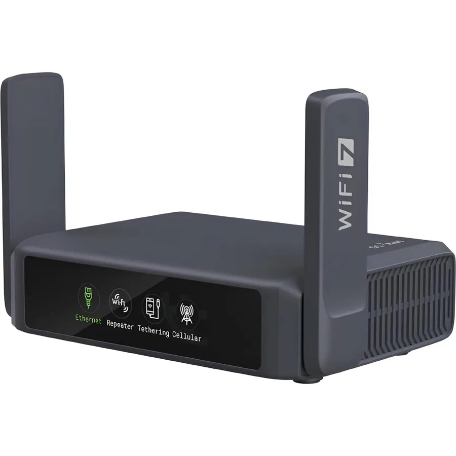 GL.iNet GL-BE3600 Slate 7 Wi-Fi 7 Travel Router Touchscreen 2.5G