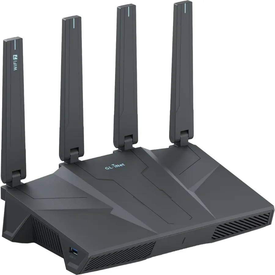 GL.iNet GL-BE6500 Flint 3e Wi-Fi 7 Router with VPN for Home and Gaming