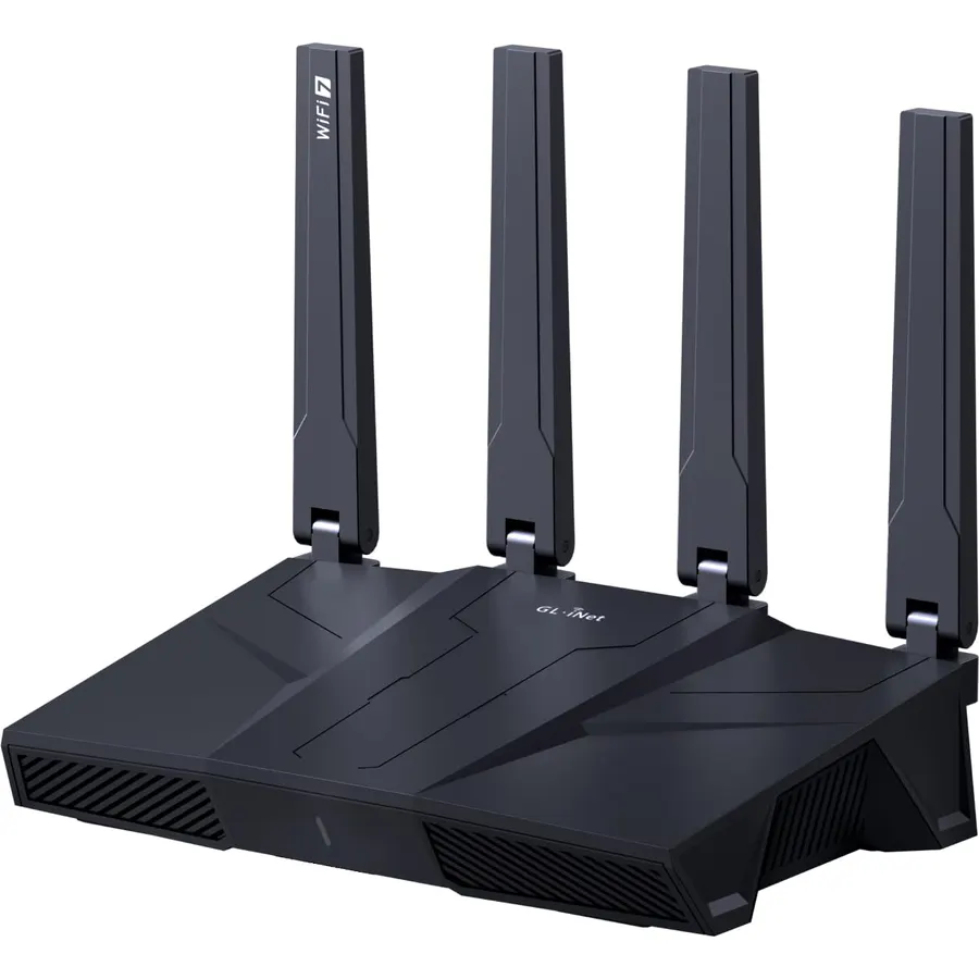GL.iNet GL-BE9300 Flint 3 Tri-Band Wi-Fi 7 Router 5 x 2.5G VPN Router