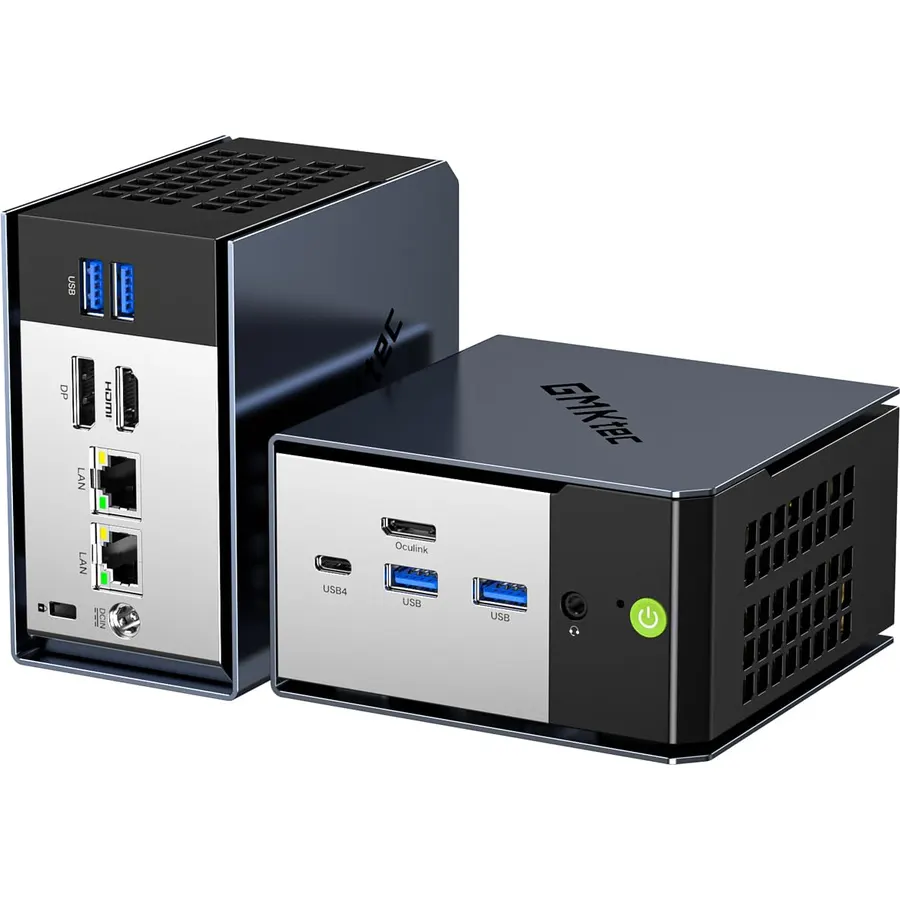 GMKtec EVO-X1 AI Mini PC AMD Ryzen AI 9 HX-370 Series 5.1GHz, 80 Tops