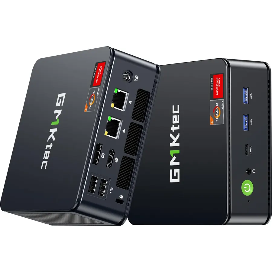 GMKtec M7 Ultra Mini PC, Ryzen 7 PRO 6850U 32GB DDR5 RAM + 512GB SSD, Oculink, Dual USB4