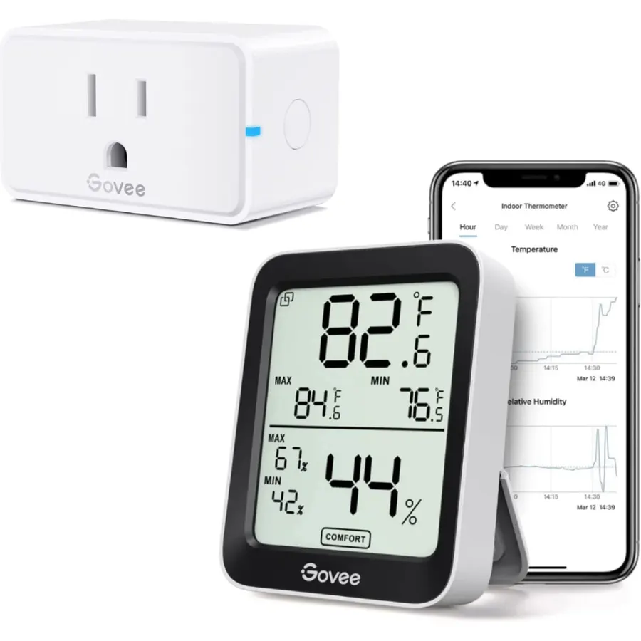 Govee Smart Plug, WiFi Outlet Compatible with Alexa and Google Assistant, 2 pcs