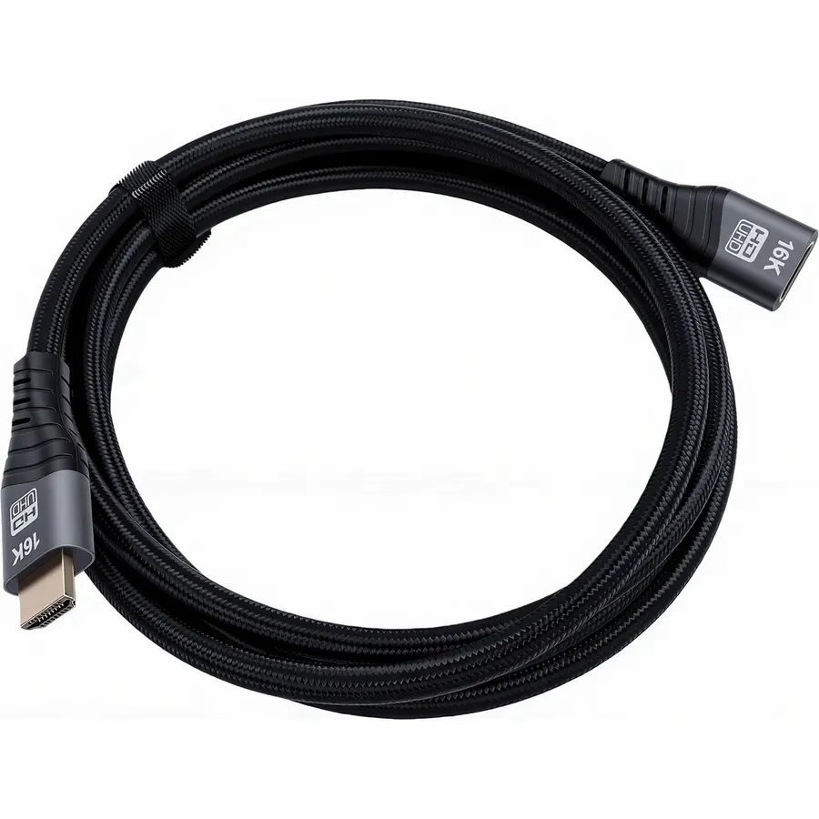 16K 96Gbps 2.2 Male to Female Extension Cable for Laptop TV Game