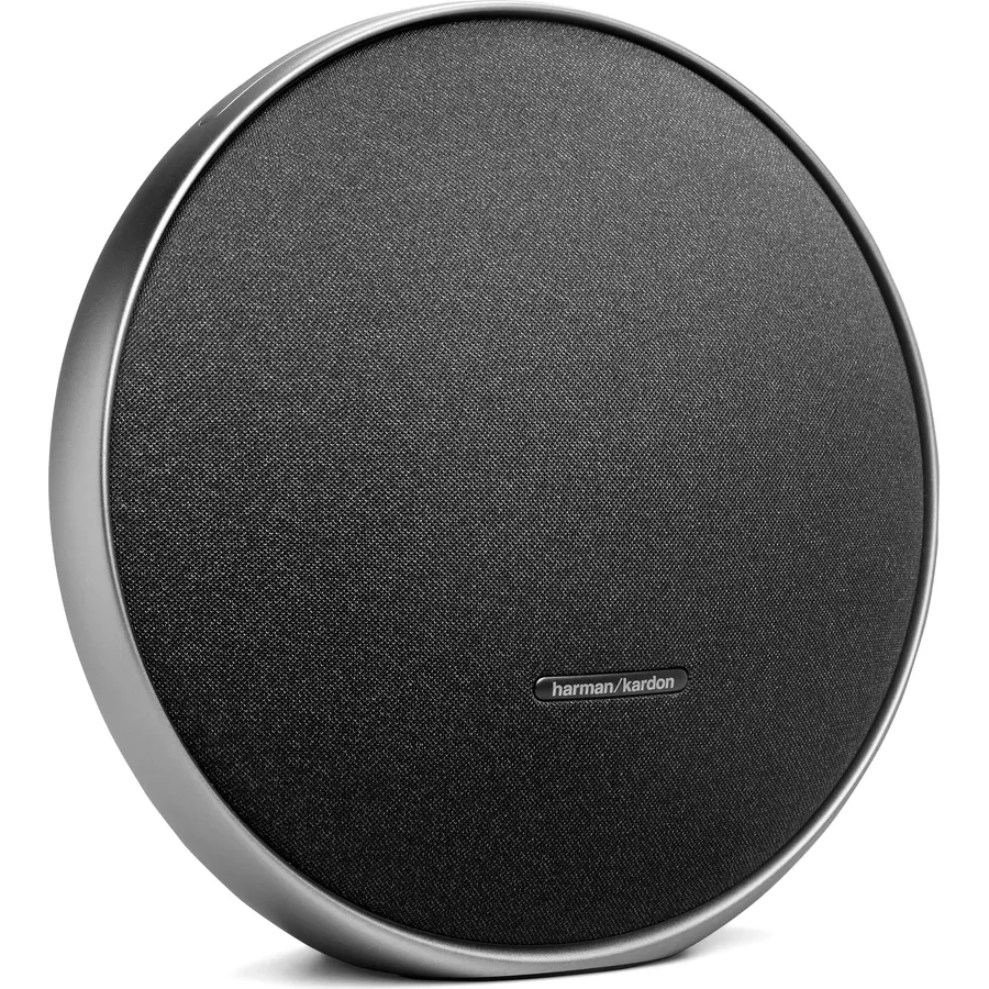 Harman Kardon Onyx Studio 9 - Portable Stereo Bluetooth Home Speaker with Built-in Battery and USB Charging, self-Tuning, and Multi-Speaker Connection by Auracast - Black