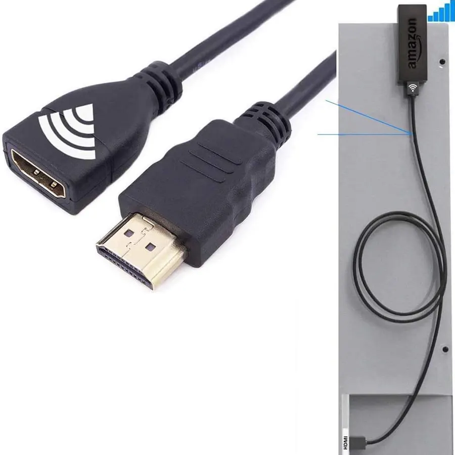 HDMI Extender Replacement for Roku/TV Stick 4K Max/Lite, Chromecast