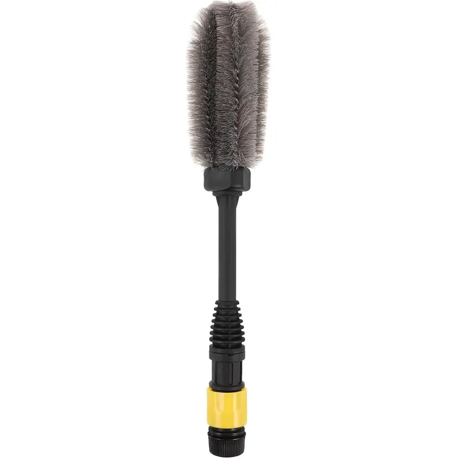 High Pressure Car Wheel Rim Cleaning Brush with Soft Bristles Water Flow