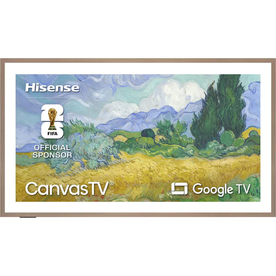 Hisense 65“ Hi-QLED S7 CanvasTV Series 4K UHD Google Smart Art TV (65S7SG, 2026 New) - 144Hz, Art Mode, Anti-Glare Panel, Dolby Vision HDR, Hi-Matte Display, Frame & UltraSlim Wall Mount Included