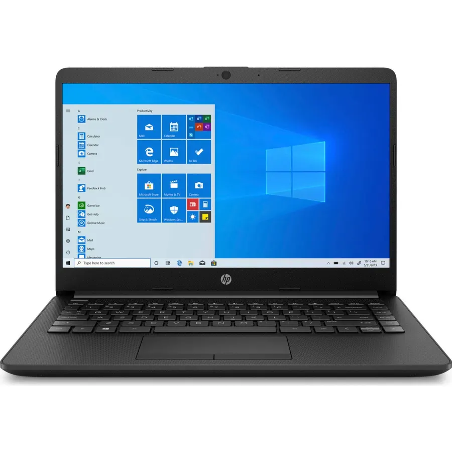 HP 14 14" HD SVA Anti-Glare Micro-Edge WLED-backlit Laptop for Students, AMD Athlon 3050U 2.3GHz up to 3.2GHz, 4GB DDR4, 128GB SSD, Wi-Fi 5, Bluetooth 4.2, HDMI, Webcam, Windows 10 S, Accessory Bundle