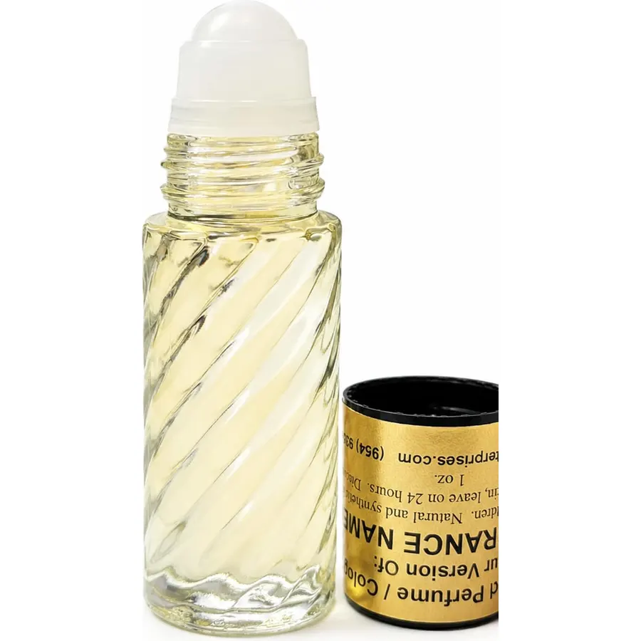 HYWD Enterprises Cologne Oil Comparable to GREY VETIVER for Men, Fragrance Rendition, Eau de Parfum, 1 oz. (30ml) Swirly Glass Roll on