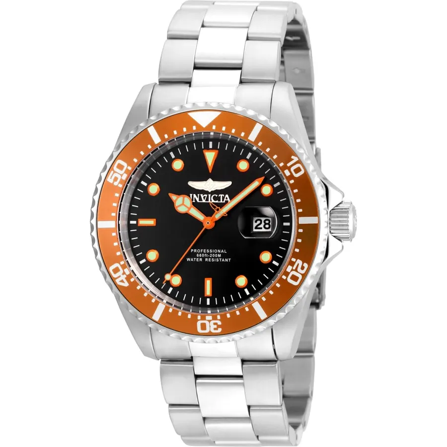 Invicta Men's 8932OB Pro Diver Analog Display Quartz Silver Watch
