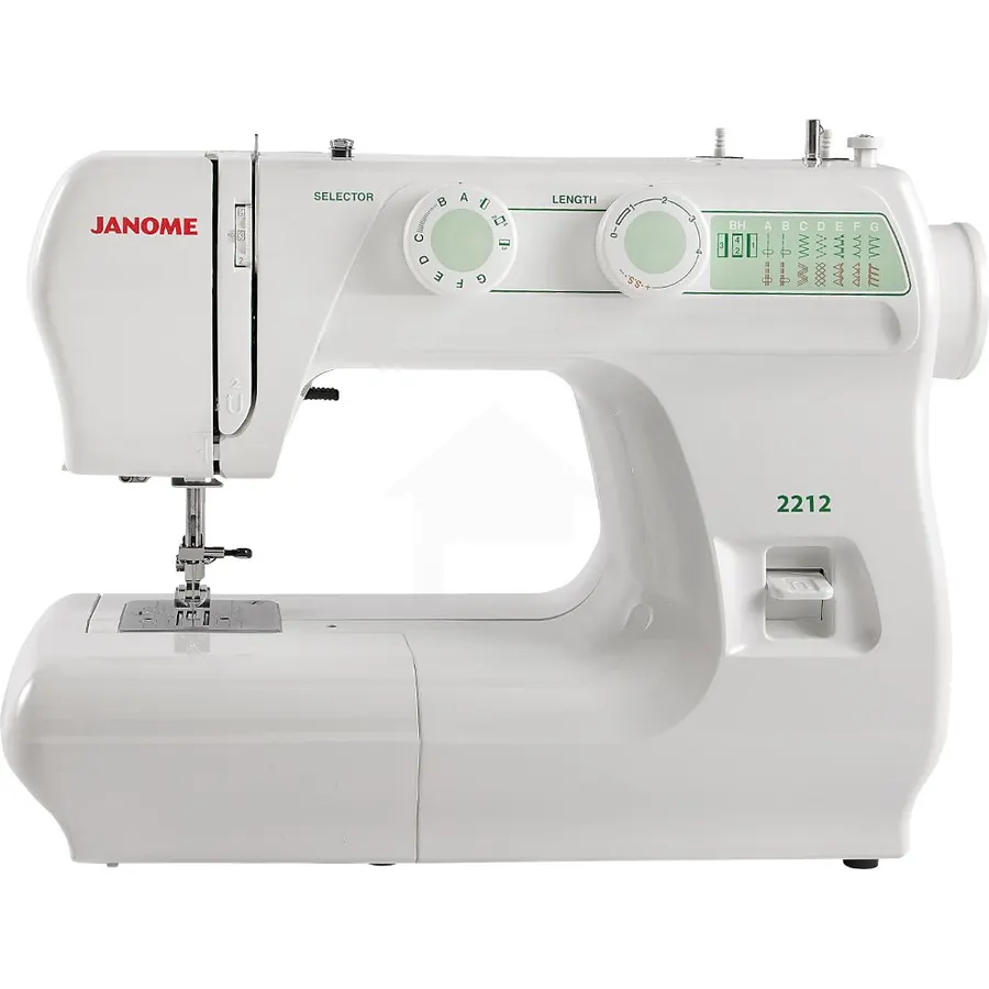 Janome 2212 Front-Loading Sewing Machine with 12 Built-In Stitches