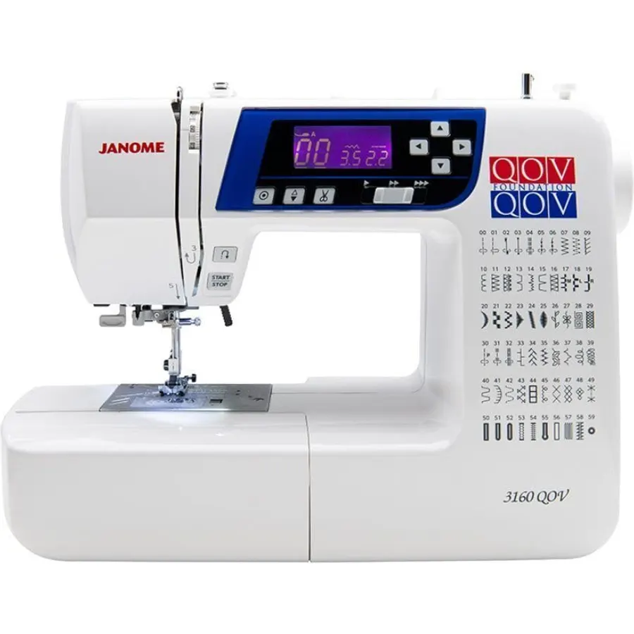 Janome 3160qov Quilts of Valor Sewing and Quilting Machine (White)