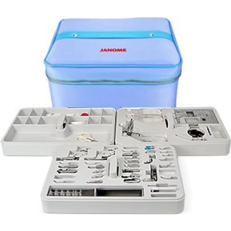 Janome 9mm Foot Accessory Storage Case - Blue