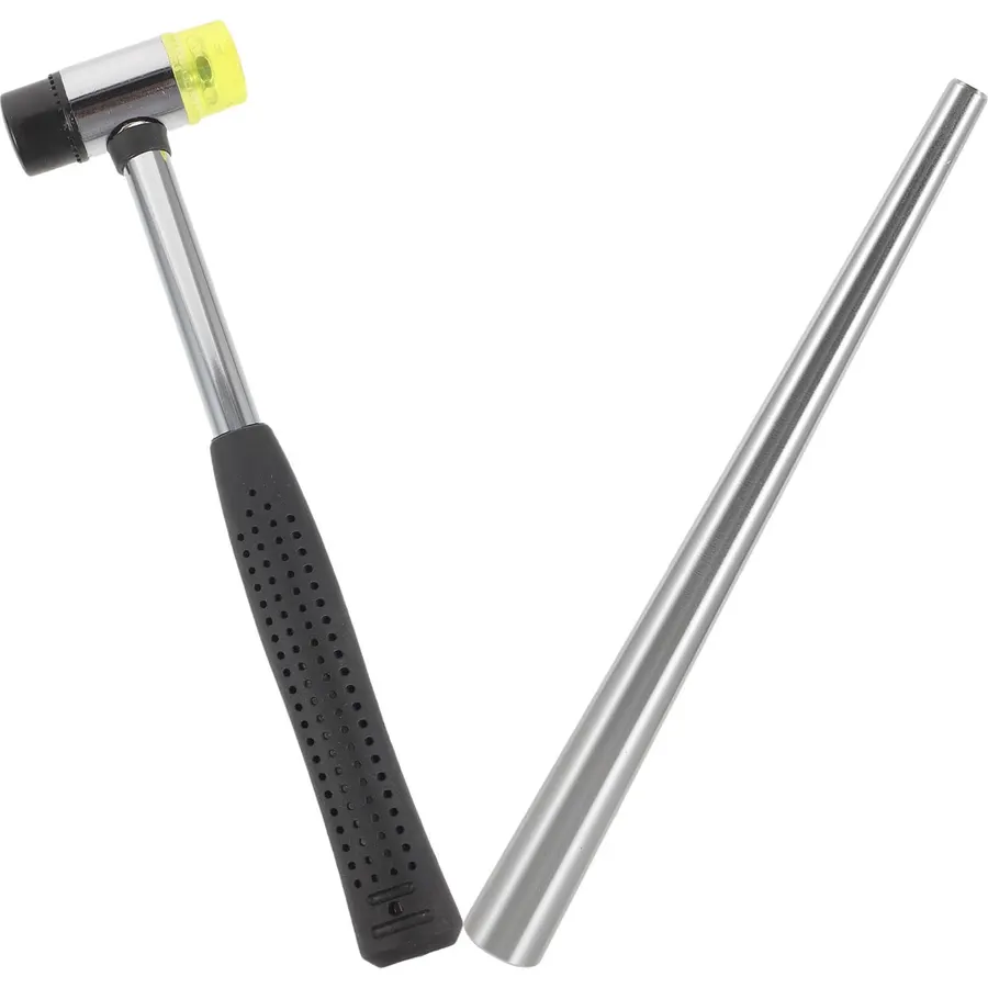 Jewelry Ring Mandrel Stick with Hammer Kit for Repair and DIY Making