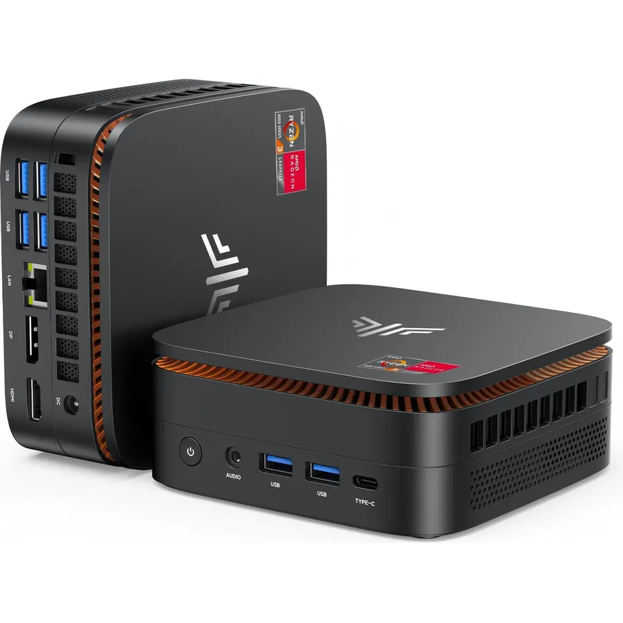 KAMRUI Pinova P1 Mini PC, W-11 Pro AMD Ryzen R2544(Beat 10110U/N150/N95 up to 3.7GHz), 16GB RAM 256GB SSD Mini Desktop Computer Support 4K HDMI+DP+Type-C/WiFi/BT for Business Home Office Mini pc