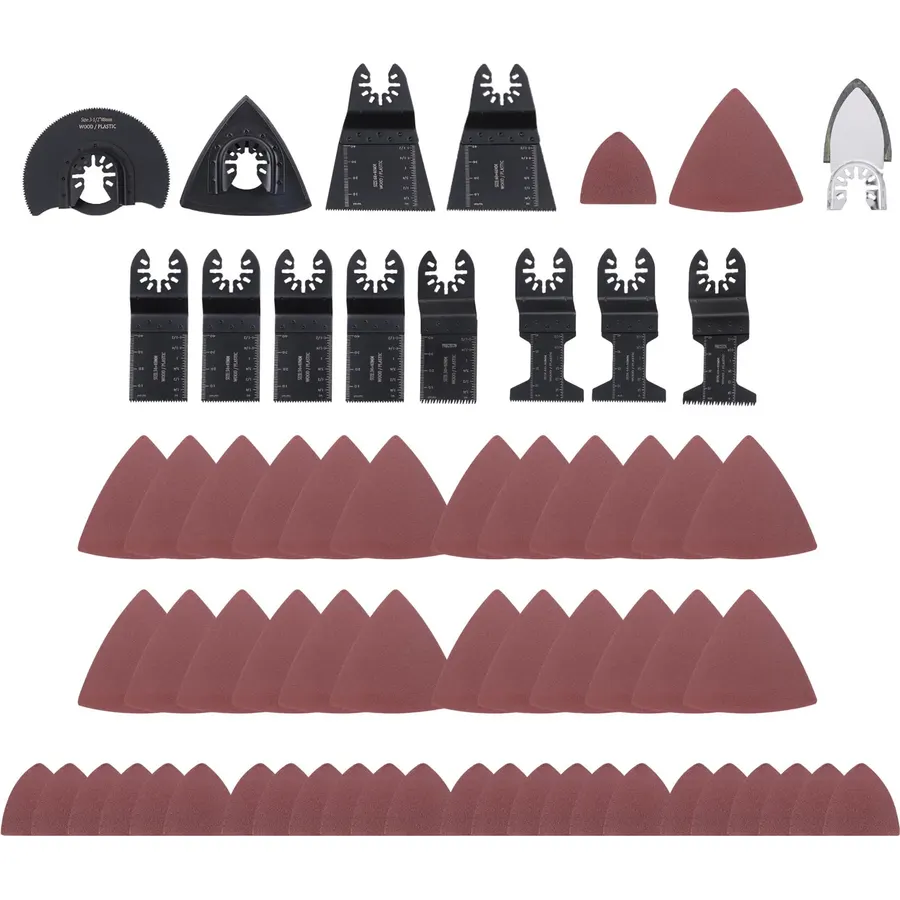 kimllier 60Pcs Oscillating Tool Blades Kit Fit for Oscillating Multi-Tools