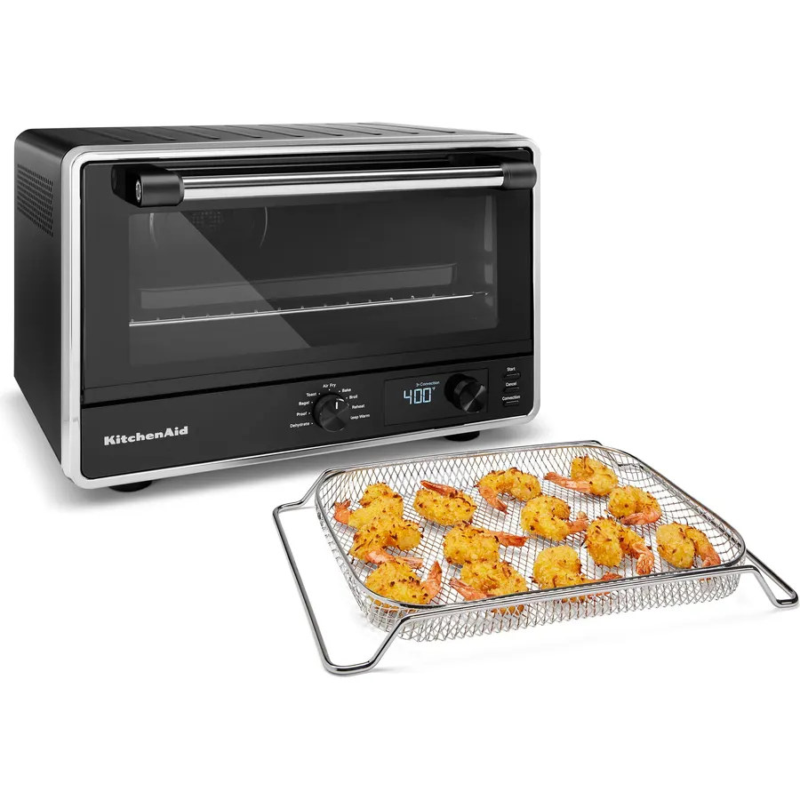 KitchenAid Digital Air Fry Countertop Oven, KCO124BM, Black Matte