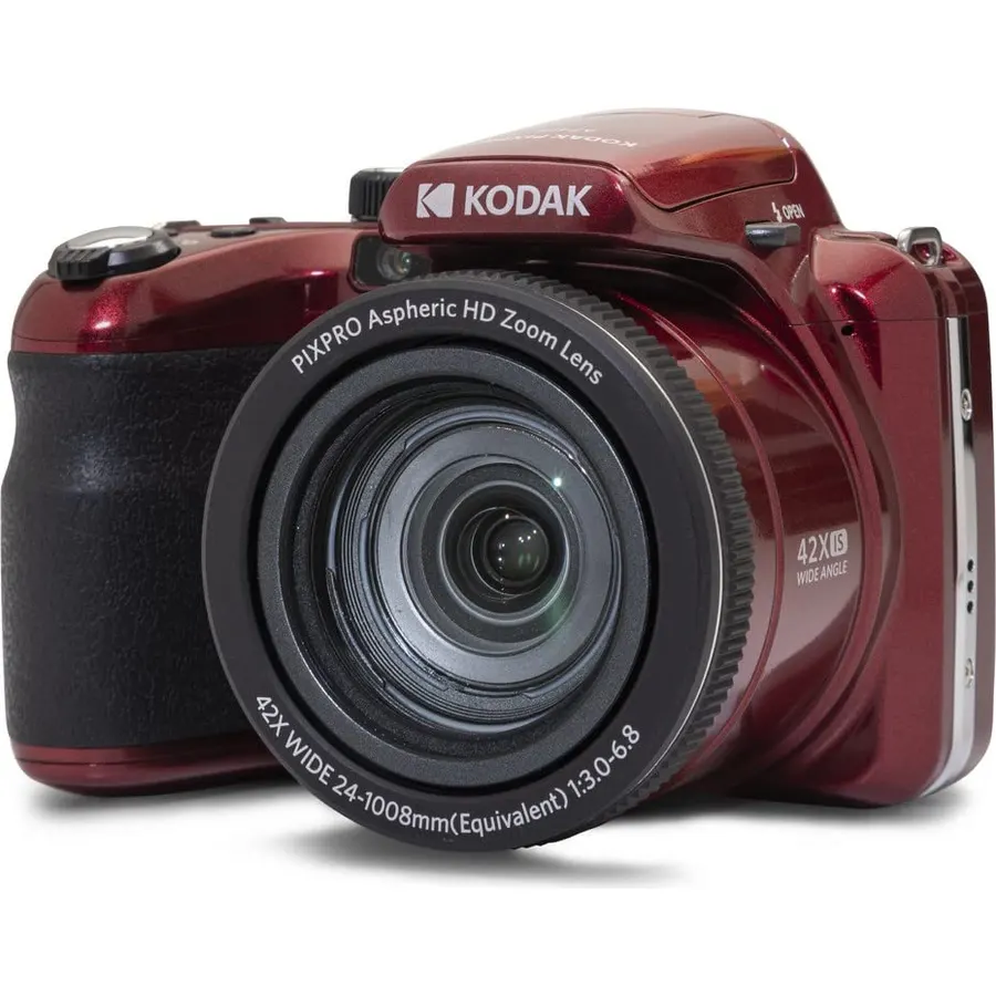 KODAK PIXPRO AZ425 20MP Digital Camera, 42x Optical Zoom, OIS, Red