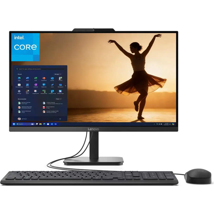 Lenovo 23.8" i3-N305 16GB 512GB SSD All-in-One Desktop Computer