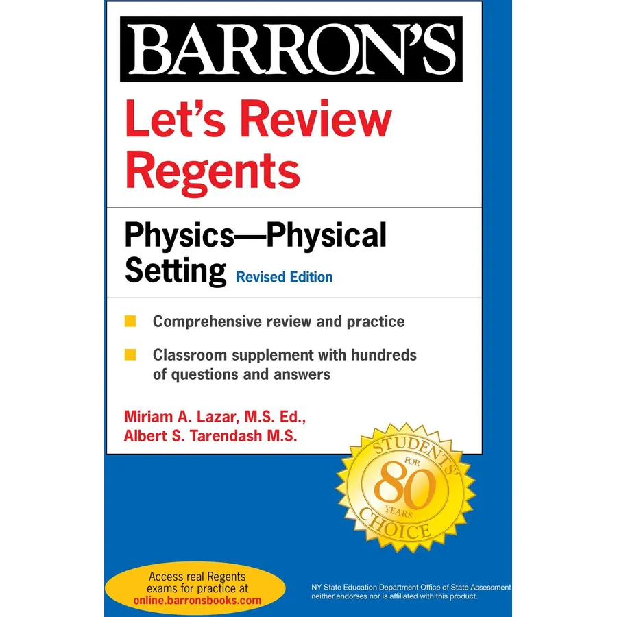Let's Review Regents: Physics--The Physical Setting Revised Edition (Barron's New York Regents)