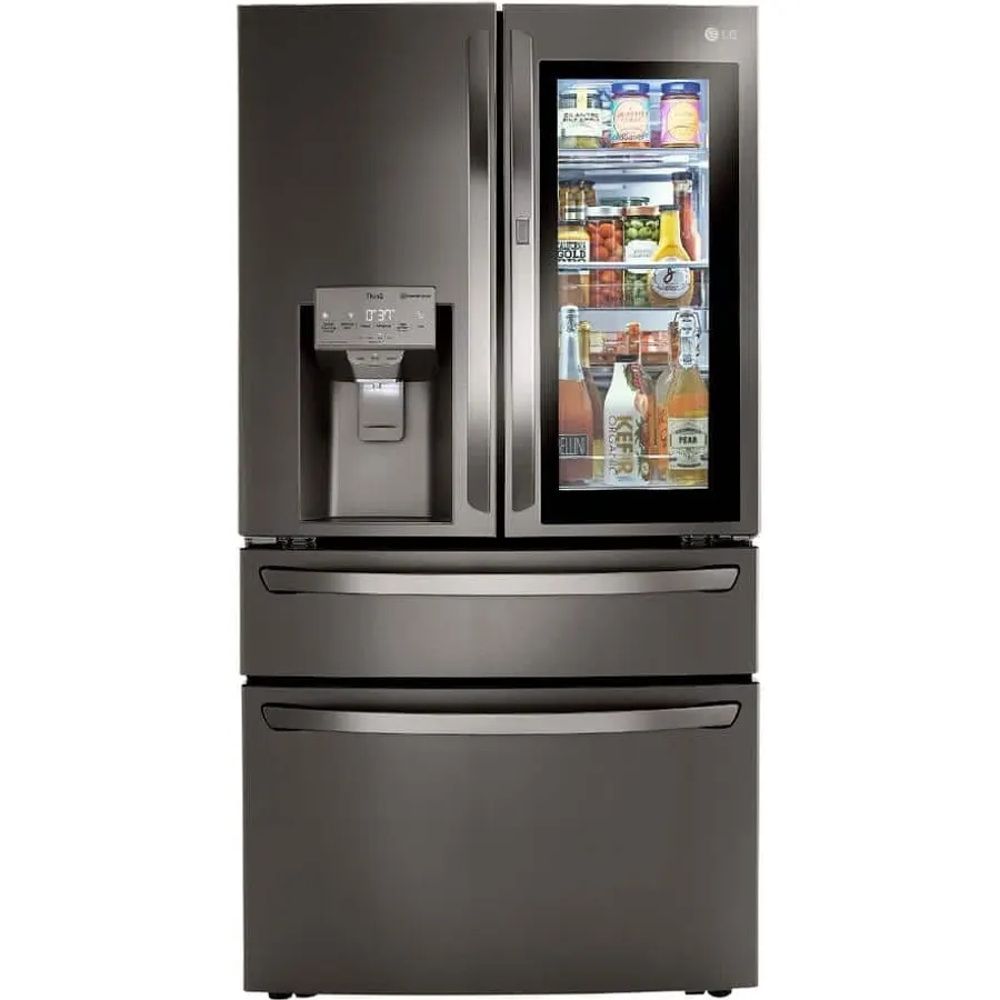 LG 23 cu. ft. Smart wi-fi Enabled InstaView™ Door-in-Door® Counter-Depth Refrigerator with Craft Ice™ Maker