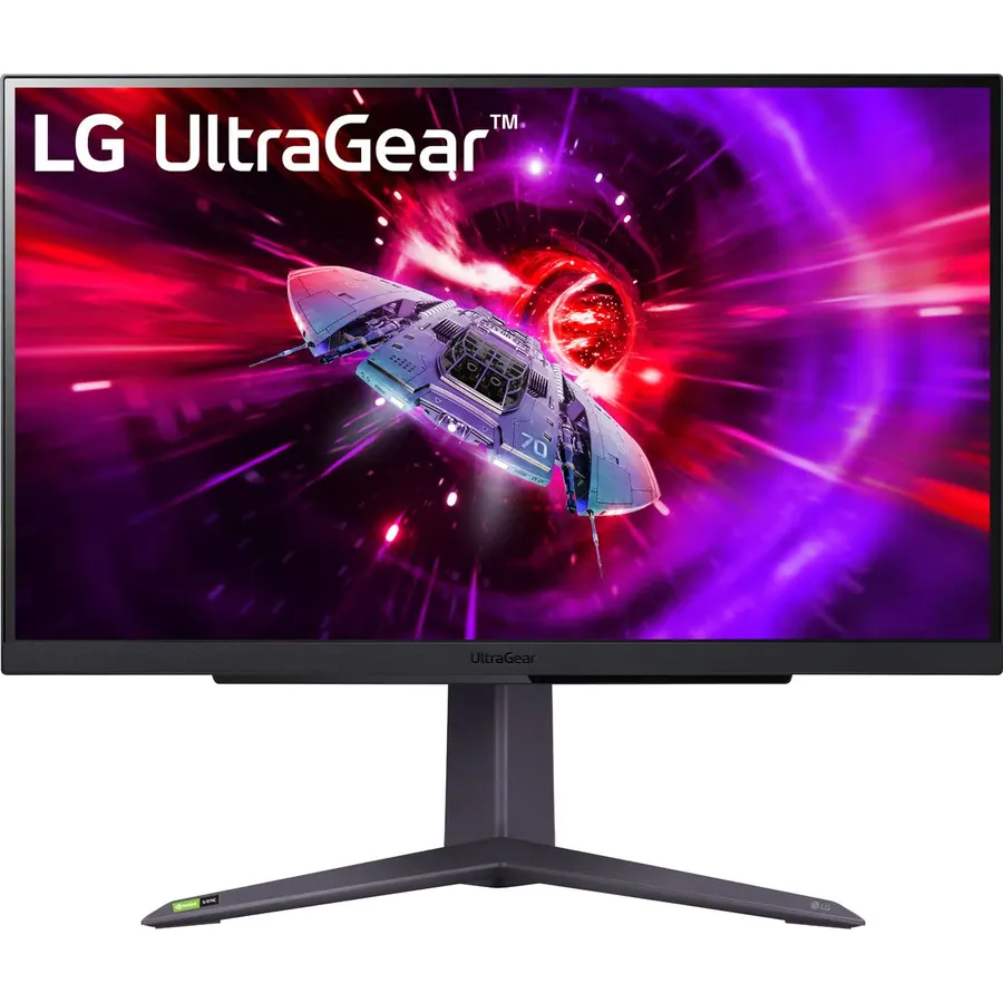 LG Electronics 27GR75Q-B Ultragear Gaming Monitor 68.5 cm (27"), 2560 x 1.440, 16:9, WQHD 1440p, 99% sRGB, HDR10, 165 Hz, 1ms GtG - Black