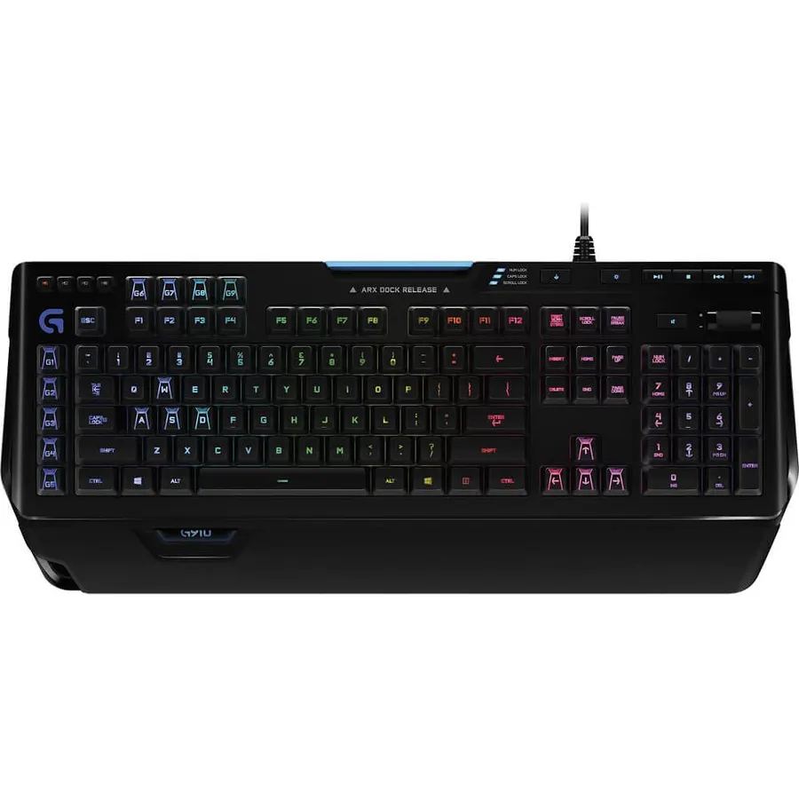 Logitech G910 Orion Spectrum RGB Wired Mechanical Gaming Keyboard, Black
