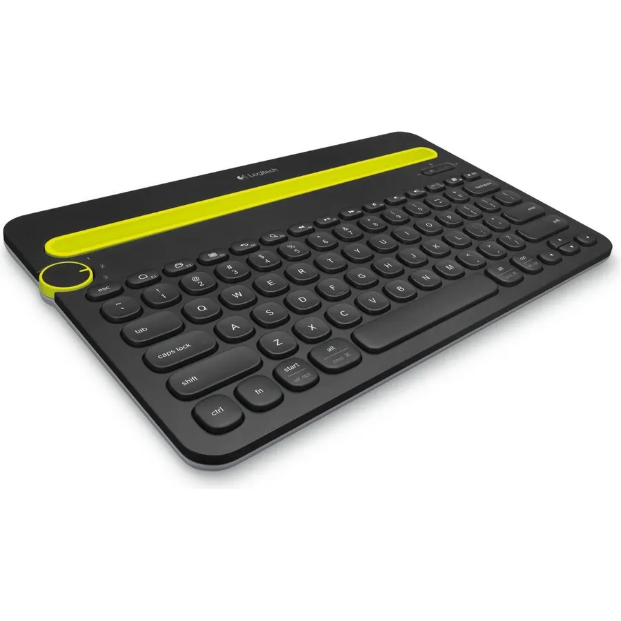 Logitech K480 Wireless Multi-Device Keyboard for Windows, macOS, iPadOS, Android or Chrome OS, Bluetooth, Compact, Compatible with PC, Mac, Laptop, Smartphone, Tablet - Black
