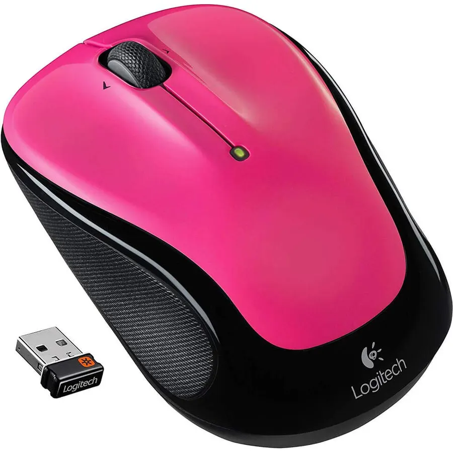 Logitech M325 Wireless Mouse for Web Scrolling - Brilliant Rose