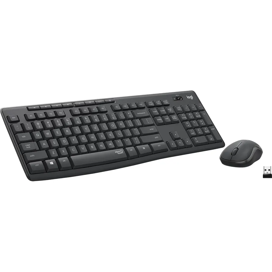 Logitech MK295 Full Size Silent Wireless Keyboard Mouse Combo