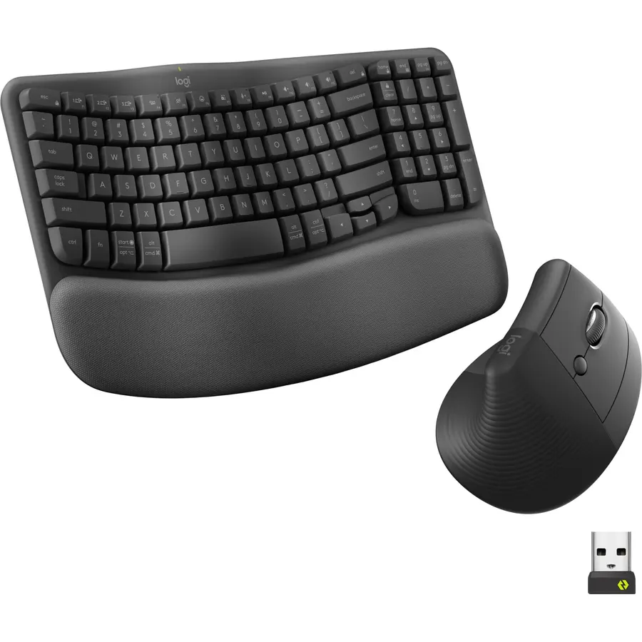 Logitech Lift for Mac Vertical Ergonomic Wireless Mouse - Off White