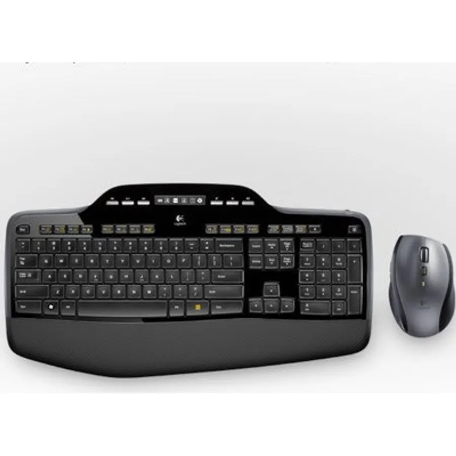 Logitech Wireless Desktop MK710 Keyboard & Pointing Device Kit - USB Wireless Keyboard - USB Wireless Mouse