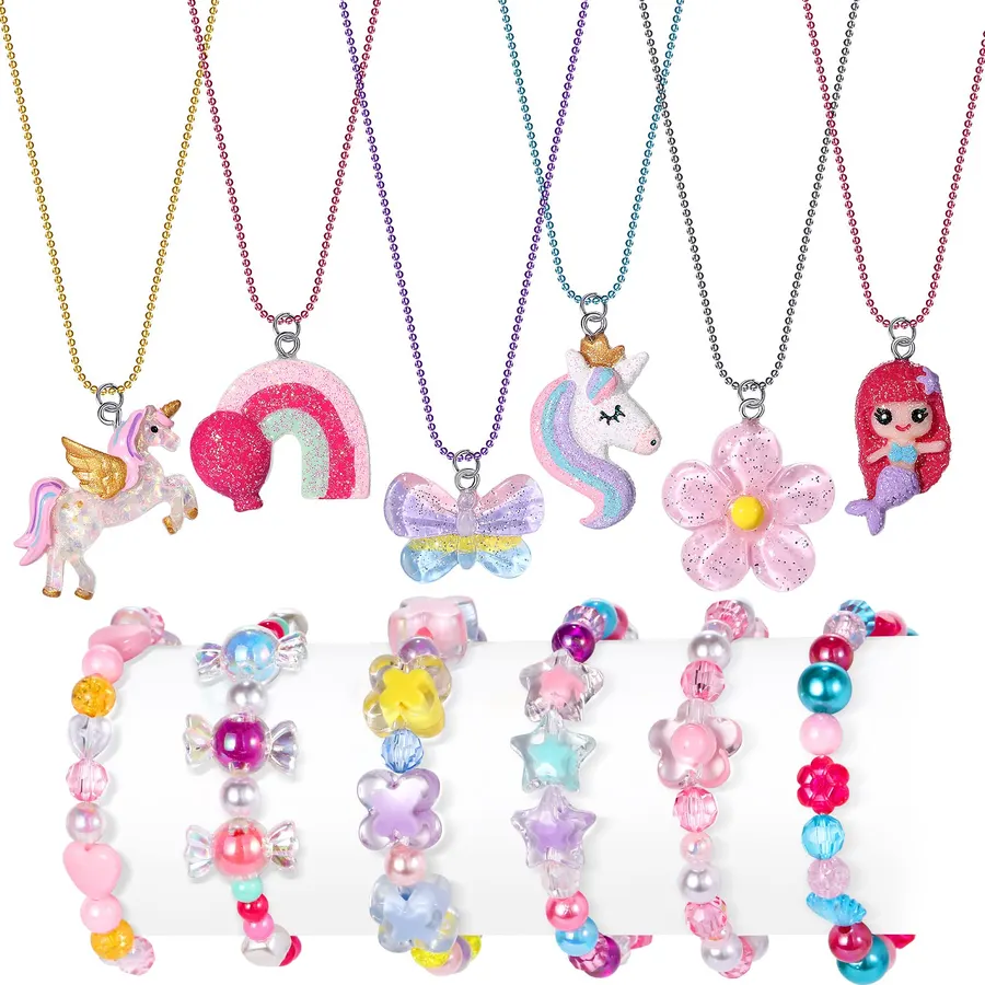 HGDEER Unicorn Bracelets, Cute Gifts for Little Girls & Girls