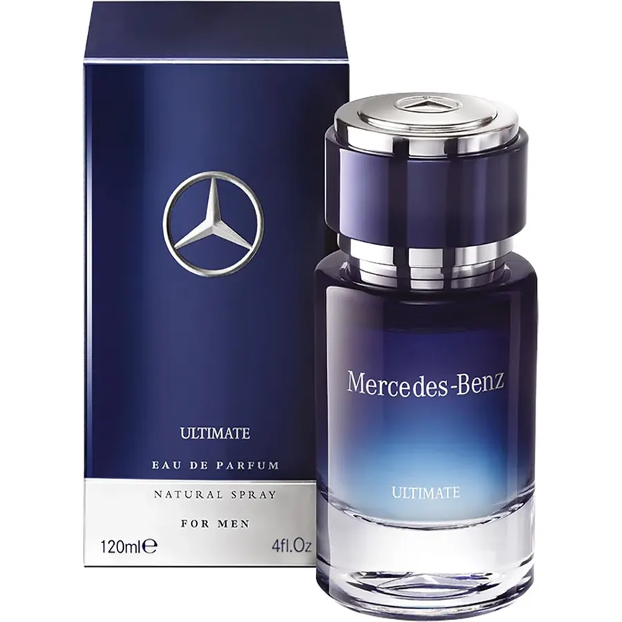 Mercedes Benz For Men Ultimate - Eau de Parfum for Men - Long Lasting Mens Cologne - Amber, Patchouli Cologne for Men - Perfume for Men - 4 oz
