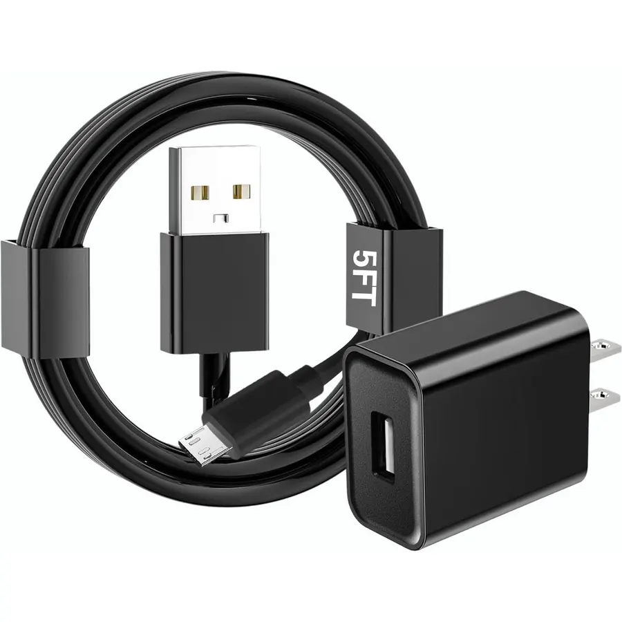Micro USB Cable for Roku Power Cord Replacement 5V2A Charging Cube USB Plug Adapter MicroUSB Charger Compatible Roku Streaming Stick 3500/3600/3800/Express/Express+ 4K 3940R/Premiere For Charging Only