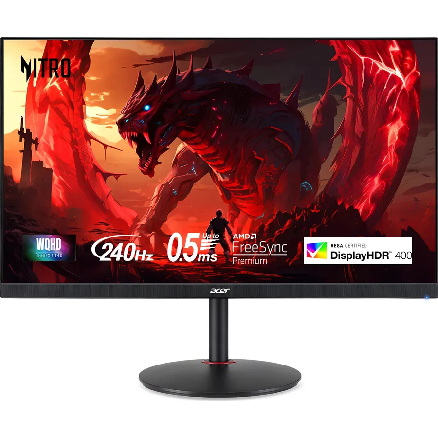 Acer Nitro 27in QHD 2560x1440 IPS 300Hz Gaming Monitor XV272U F3bmiiprx