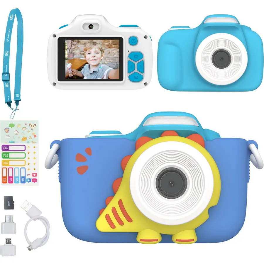 MyFirst Kids Digital Camera with 16MP Photos, Selfie Lens and LED Flash