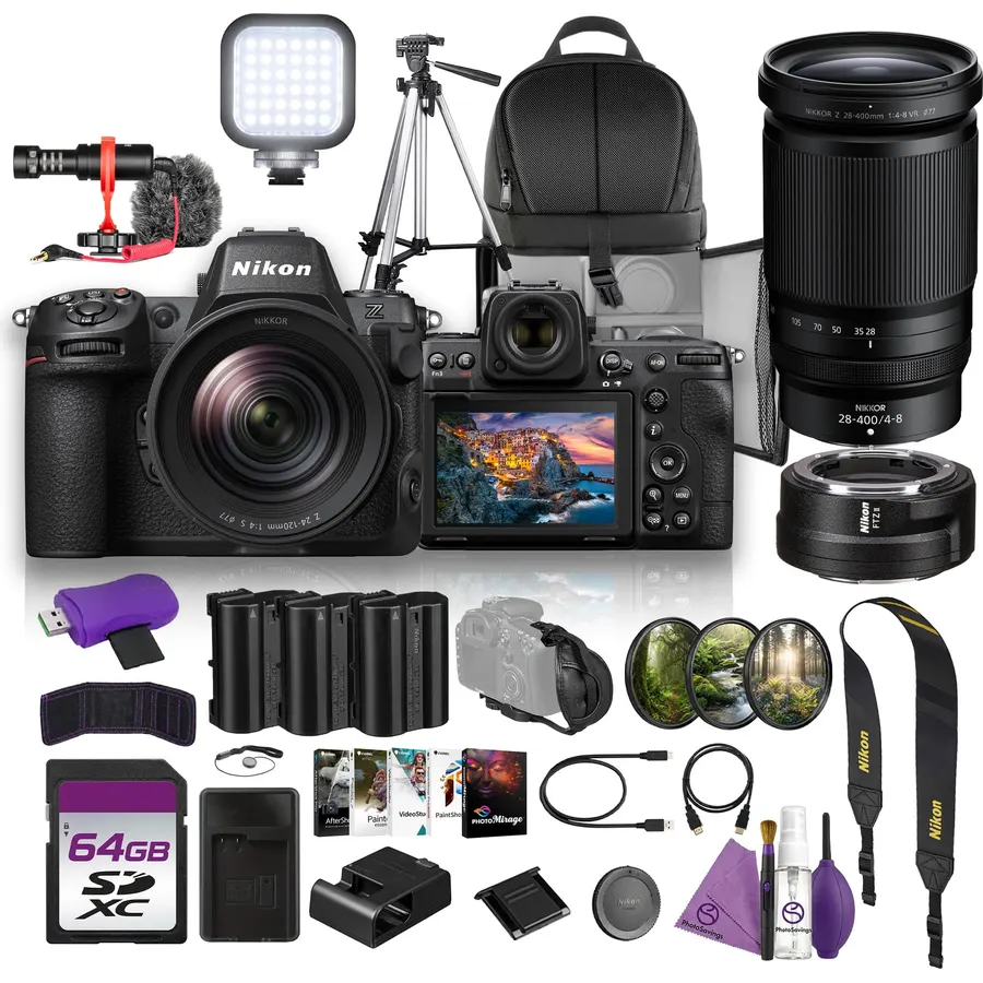Nikon Z8 FX Full Frame 8K Mirrorless Camera Bundle