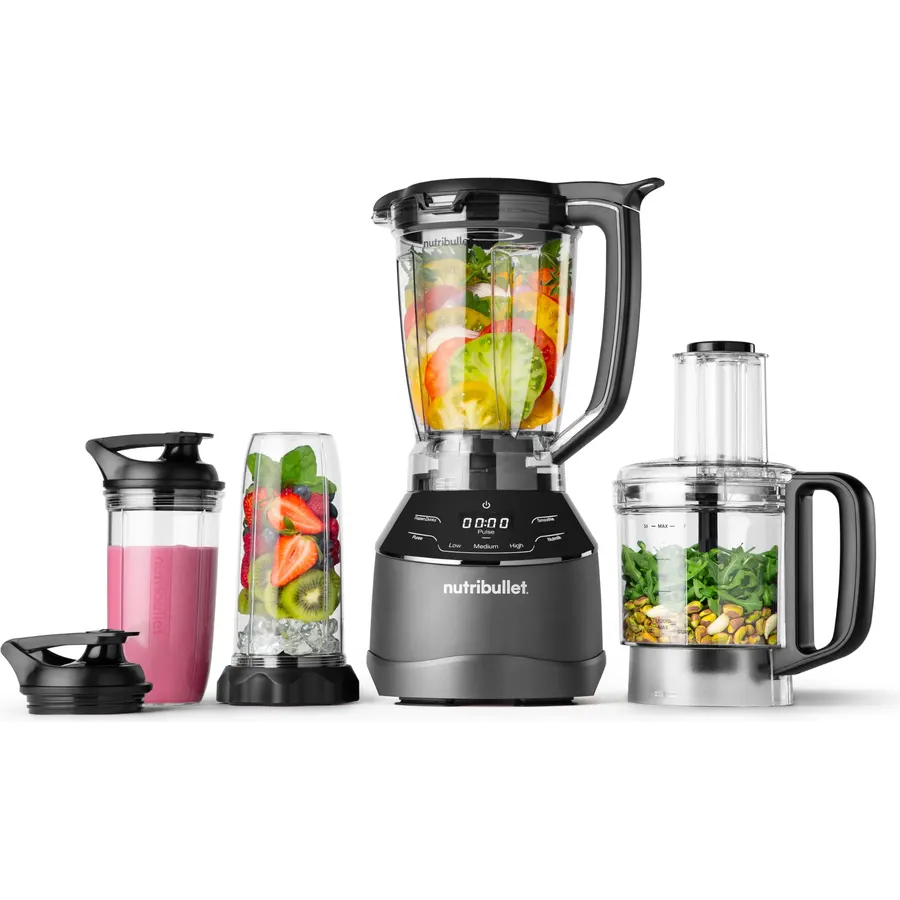 nutribullet Triple Prep System, 1500W 3-in-1 Kitchen System, NBKS50100