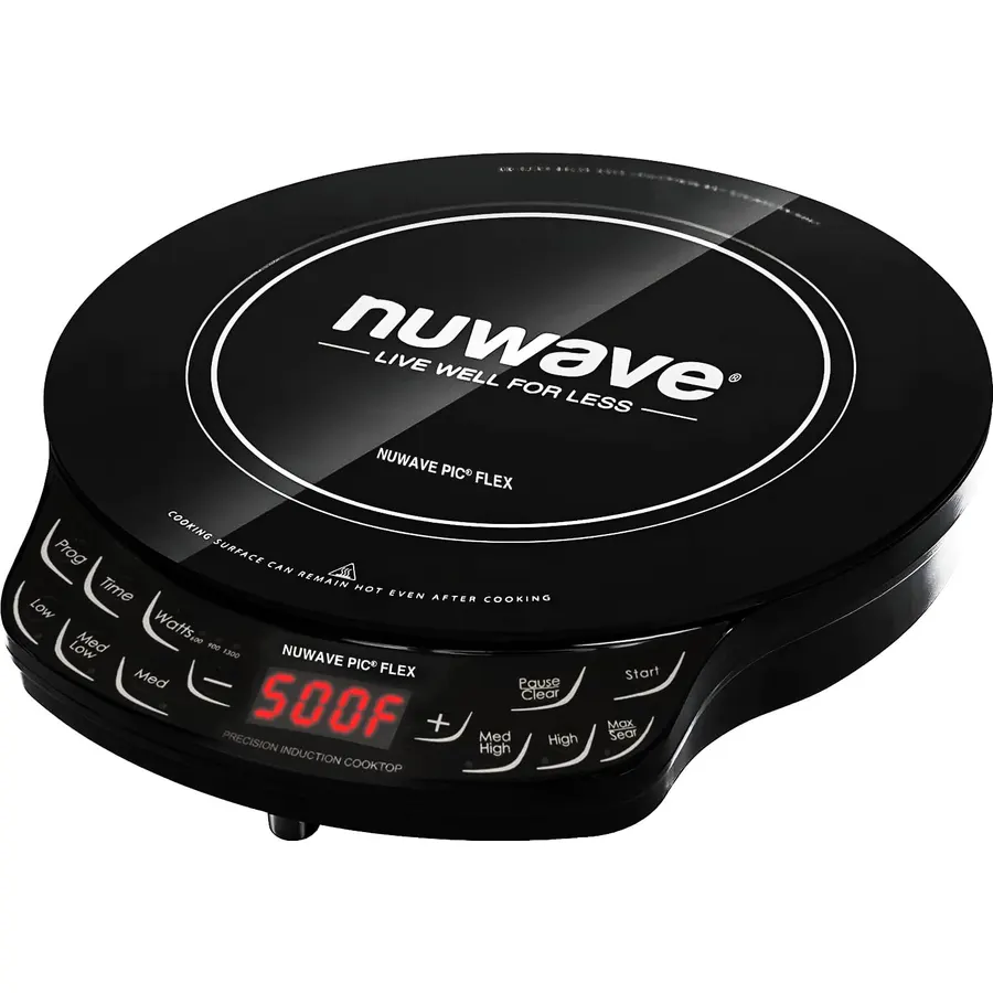 Nuwave Flex Precision Induction Cooktop, 6.5” Heating Coil, Black