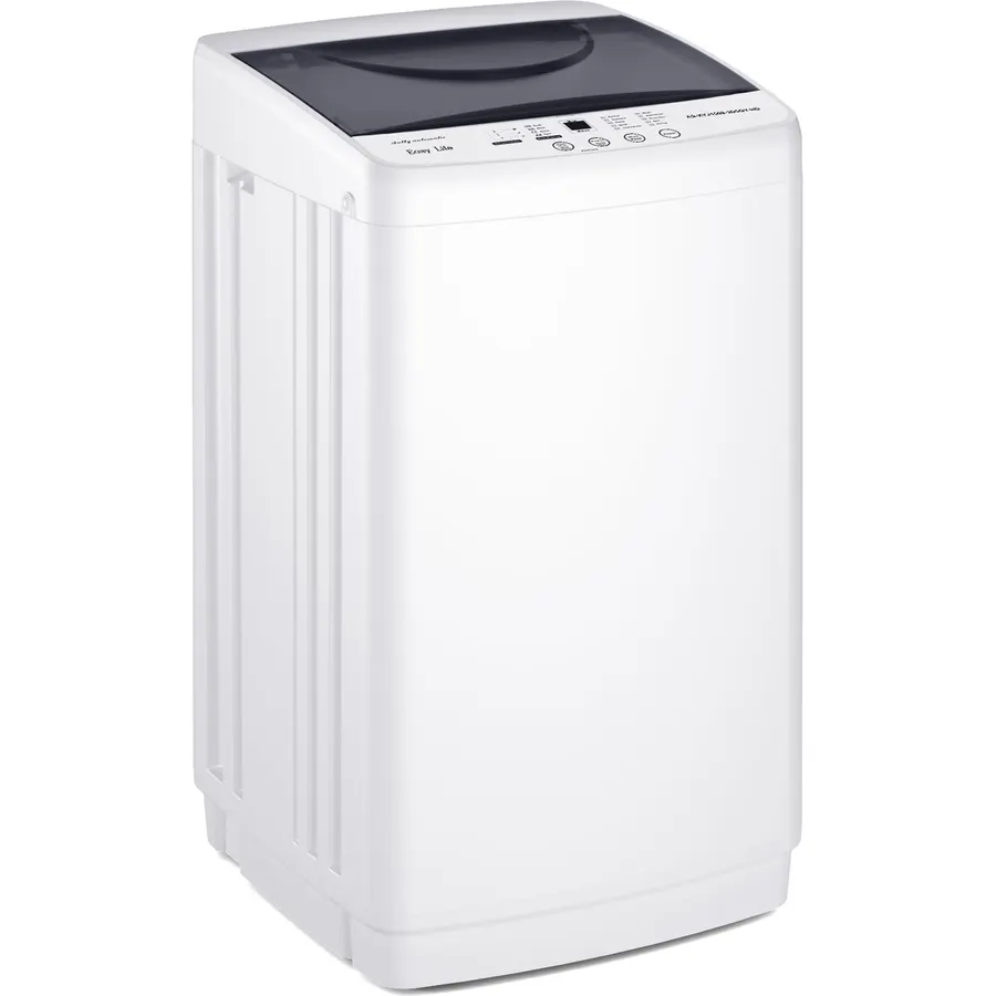 Giantex 9.93LBS Portable Washing Machine, Top Load Full-Automatic (White)